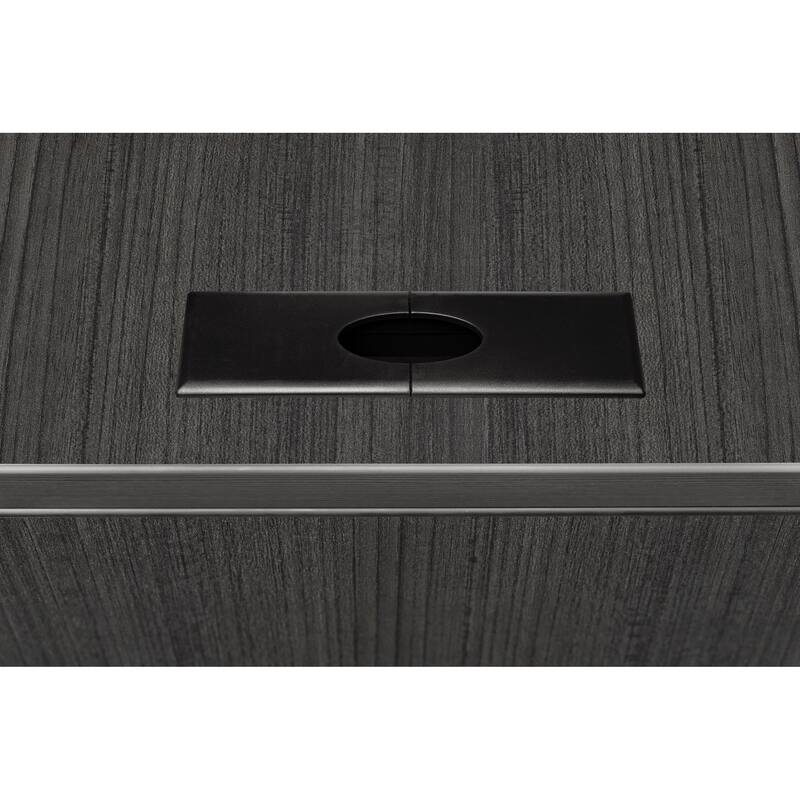 Legacy 66" Single Full Pedestal L-Desk with 47" Return