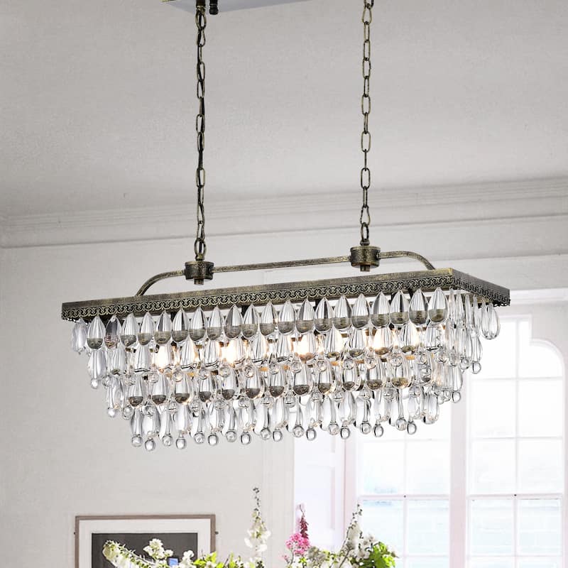 Hemera 4-light Crystal Chandelier