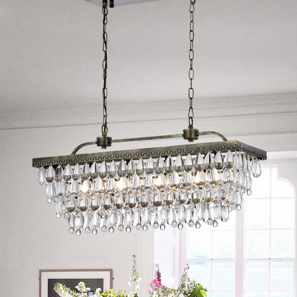 Hemera 4-light Crystal Chandelier