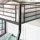 preview thumbnail 2 of 10, Walker Edison Abner Metal Twin over Full Size Bunk Bed - Black