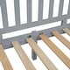 preview thumbnail 116 of 118, Roomfitters Twin Size Wood Daybed with Fence Guardrails, 2 Storage Drawers, Convertible Floor Bed, and Built-In Shelving