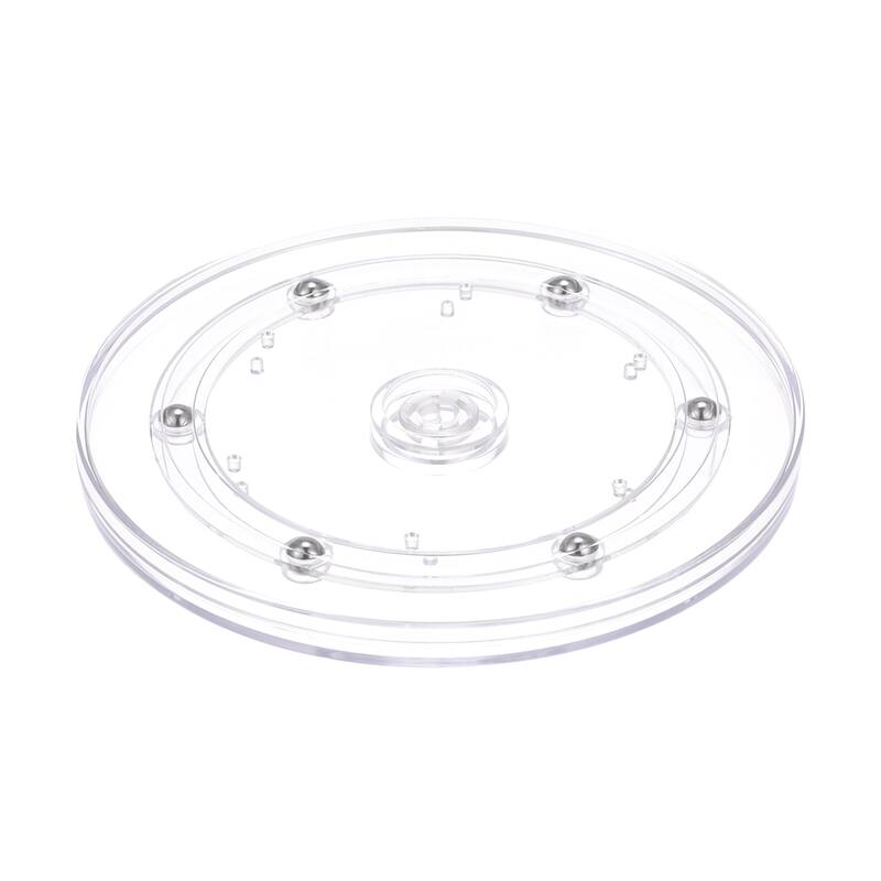 6inch Rotating Swivel Stand with Steel Ball Lazy Susan Base Turntable Clear