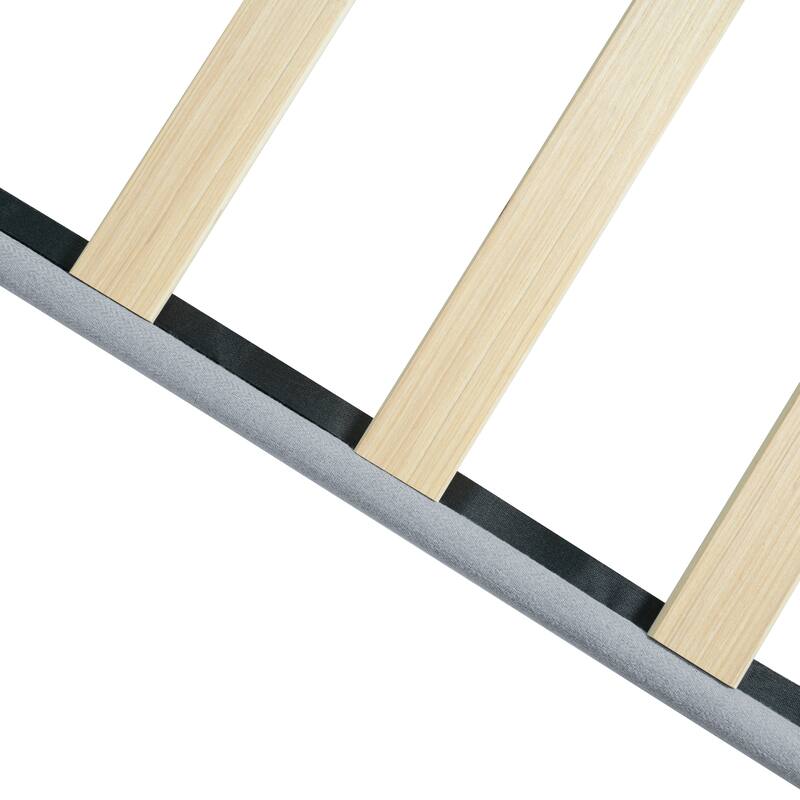 Modern Bed Frame - No Box Spring Needed, Easy Assembly, Fits All Mattress Types