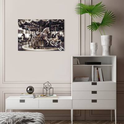 Wynwood Studio Fashion and Glam Glam Fair White and Wall Art Canvas Print
