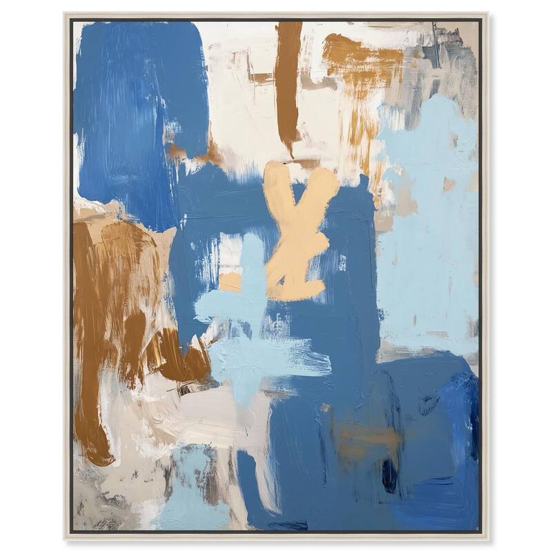 Sky and Sunlight III Canvas by Art Remedy - 24" x 30" - Silver