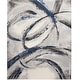 preview thumbnail 17 of 16, Nourison Brushstrokes Indoor only Abstract Area Rug 9' x 12' - Grey/Navy - Rectangle