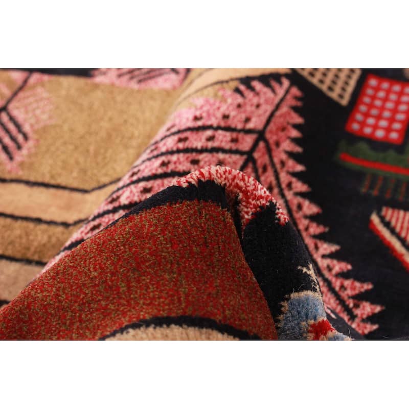 Teimani Navy Rug 3'1" x 4'6" - 3'1 x 4'6