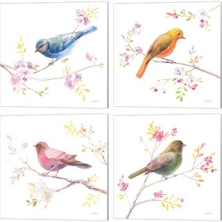 Danhui Nai 'Flight Friends' Canvas Art (Set of 4)