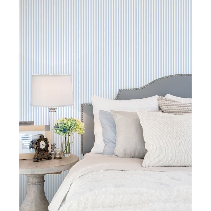Galerie Wallcoverings Miniatures 2 Classic Stripe Design Vinyl on Non-woven Matte Wallpaper Roll