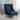 Sophisticated Button-Tufted Diamond Stitch Linen Wingback Chair - Navy Blue