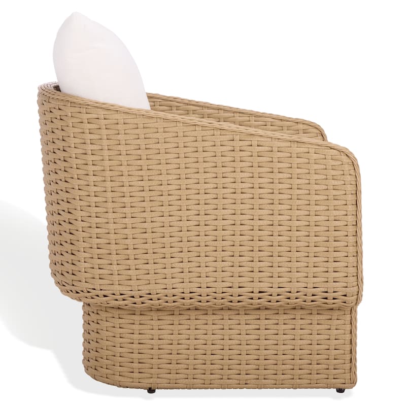 SAFAVIEH COUTURE Giuseppe Rattan Weaving Chair - 29"W x 30"D x 29"H