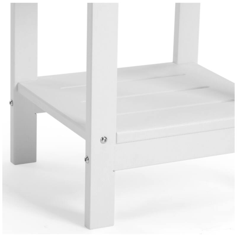 Brighton Outdoor Poly Two Shelf Side Table