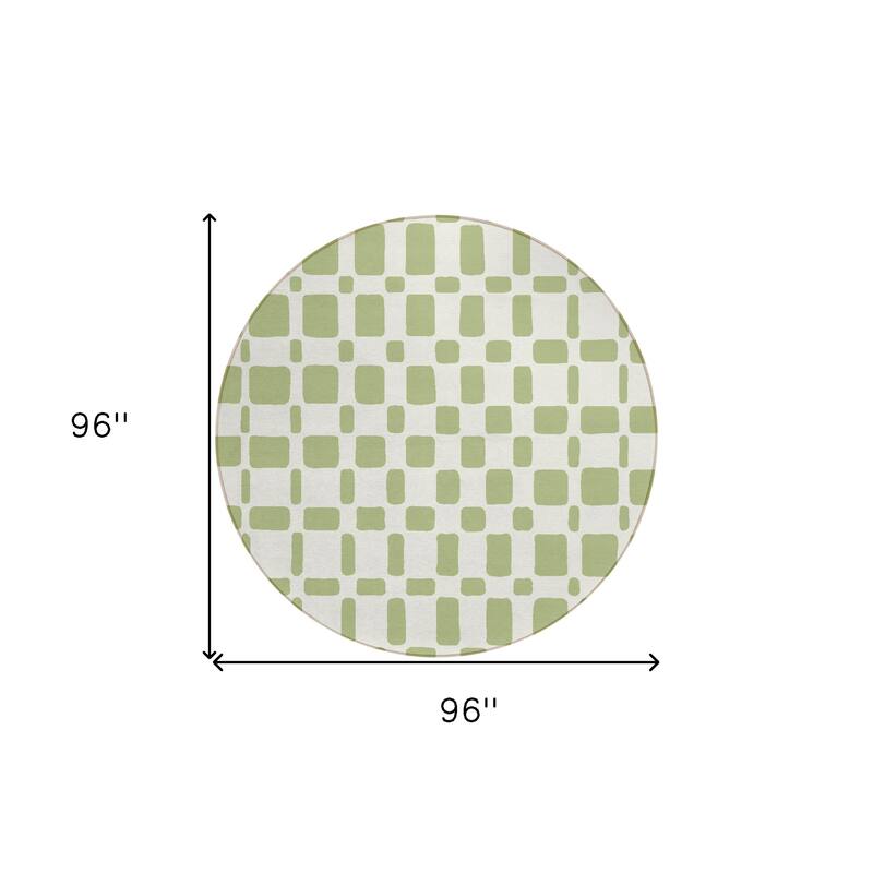 HomeRoots Geometric Transitional Rectangle Outdoor Rug