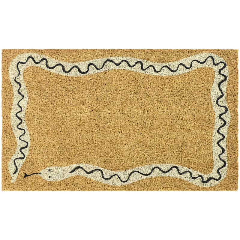 Snake Border Animal 18" x 30" Doormat - 18" x 30"