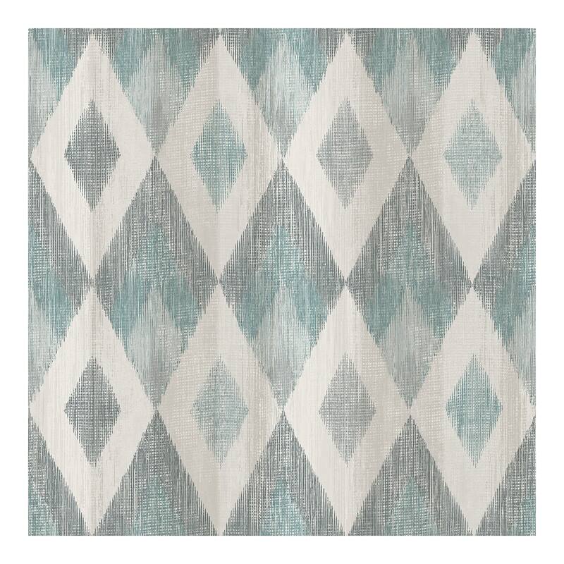 Advantage Ace Teal Diamond Wallpaper - 20.9 x 396 x 0.025