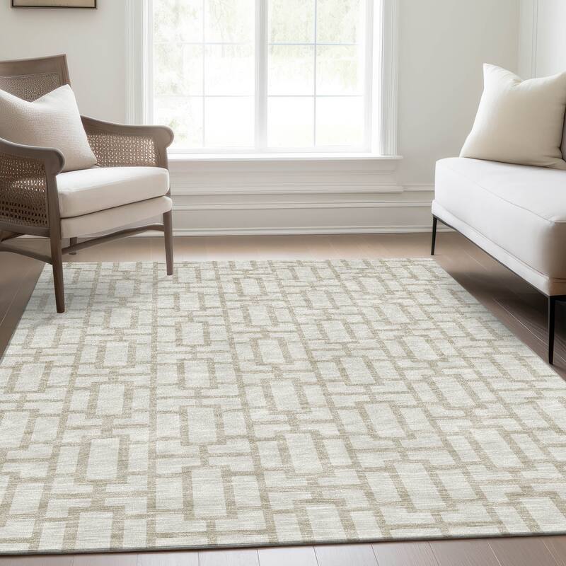 Premium Washable Super Soft Modern Geo Mayfield Rug