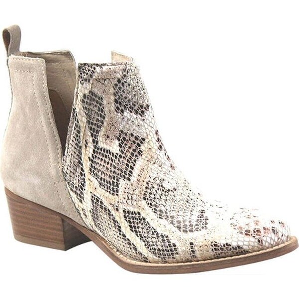 diba true snakeskin booties