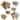 20-Count Assorted Paper Christmas Themed Gift Bags - 14.5"