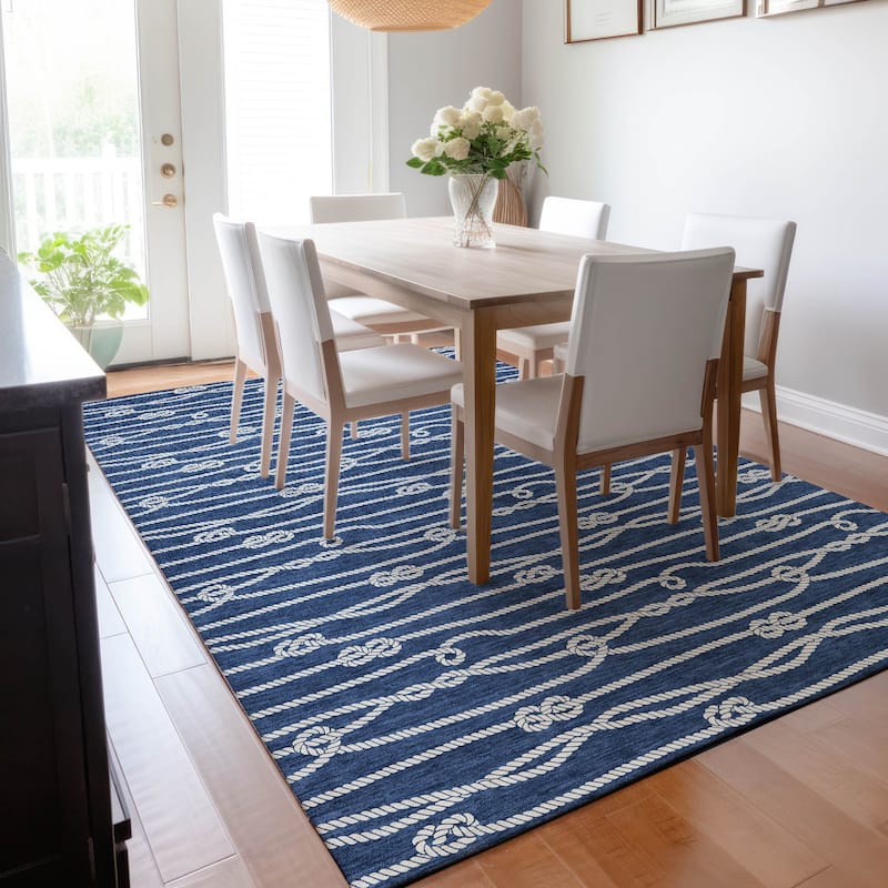 Premium Washable Super Soft Nautical Rope Mayfield Rug