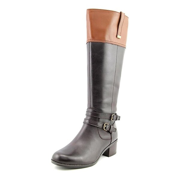 bandolino riding boots two tone