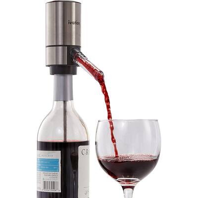Ivation Stainless Steel Electric Wine Aerator and Dispenser