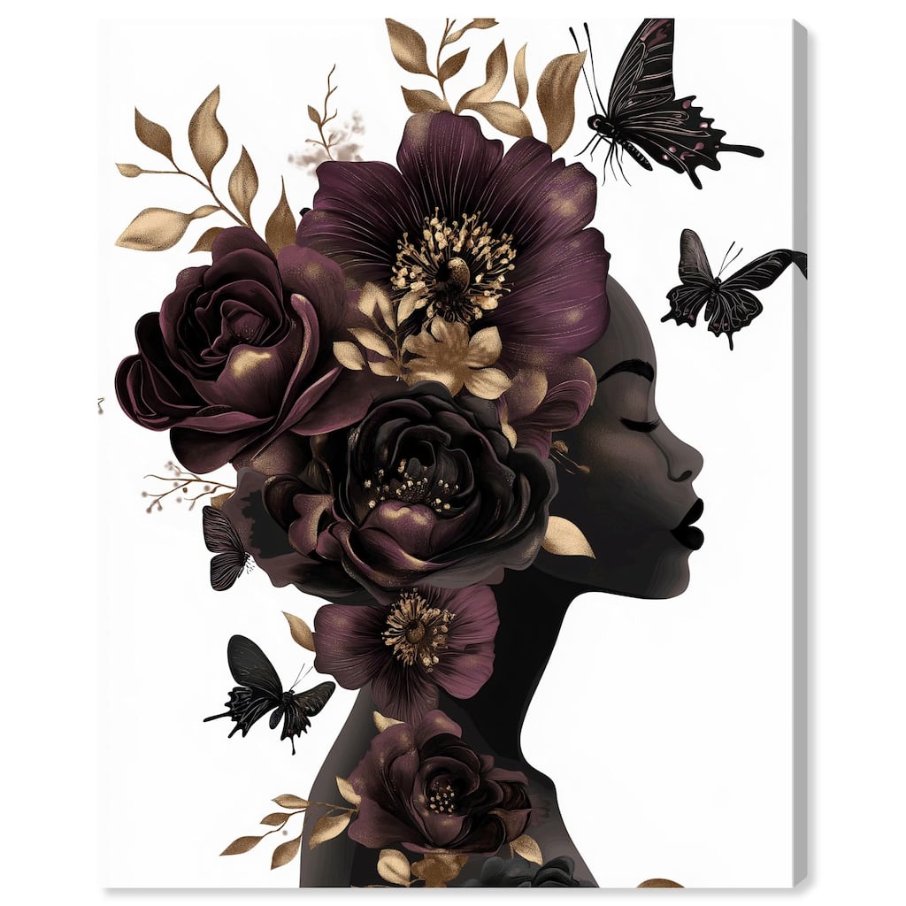 In Her Thoughts II Canvas by Art Remedy, Gallery Wrapped