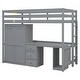 preview thumbnail 29 of 33, Modern Desige Twin Size Loft Bed with Wardrobe,Desk and Storage Drawers