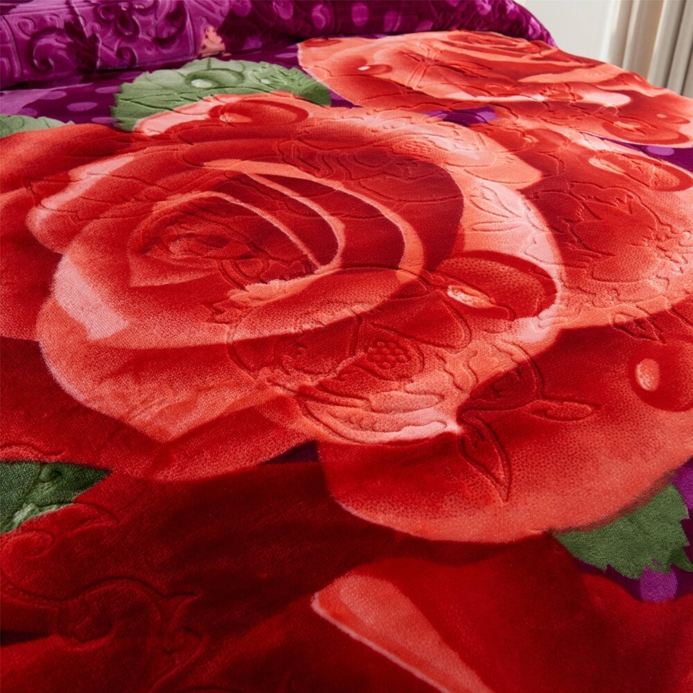Rose petal sales super soft blanket