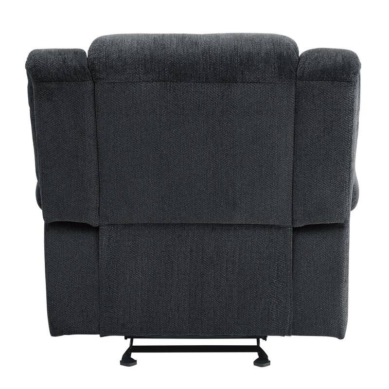 Neleh 42" Chenille Glider Reclining Chair - Gentle Gliding Motion