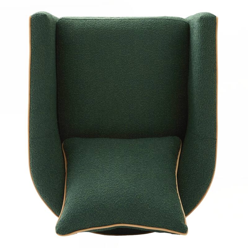 Swivel Accent Chair Upholstered Club Chair Barrel Sofa Chair for Living Room , Reading Corner, and Small Spaces