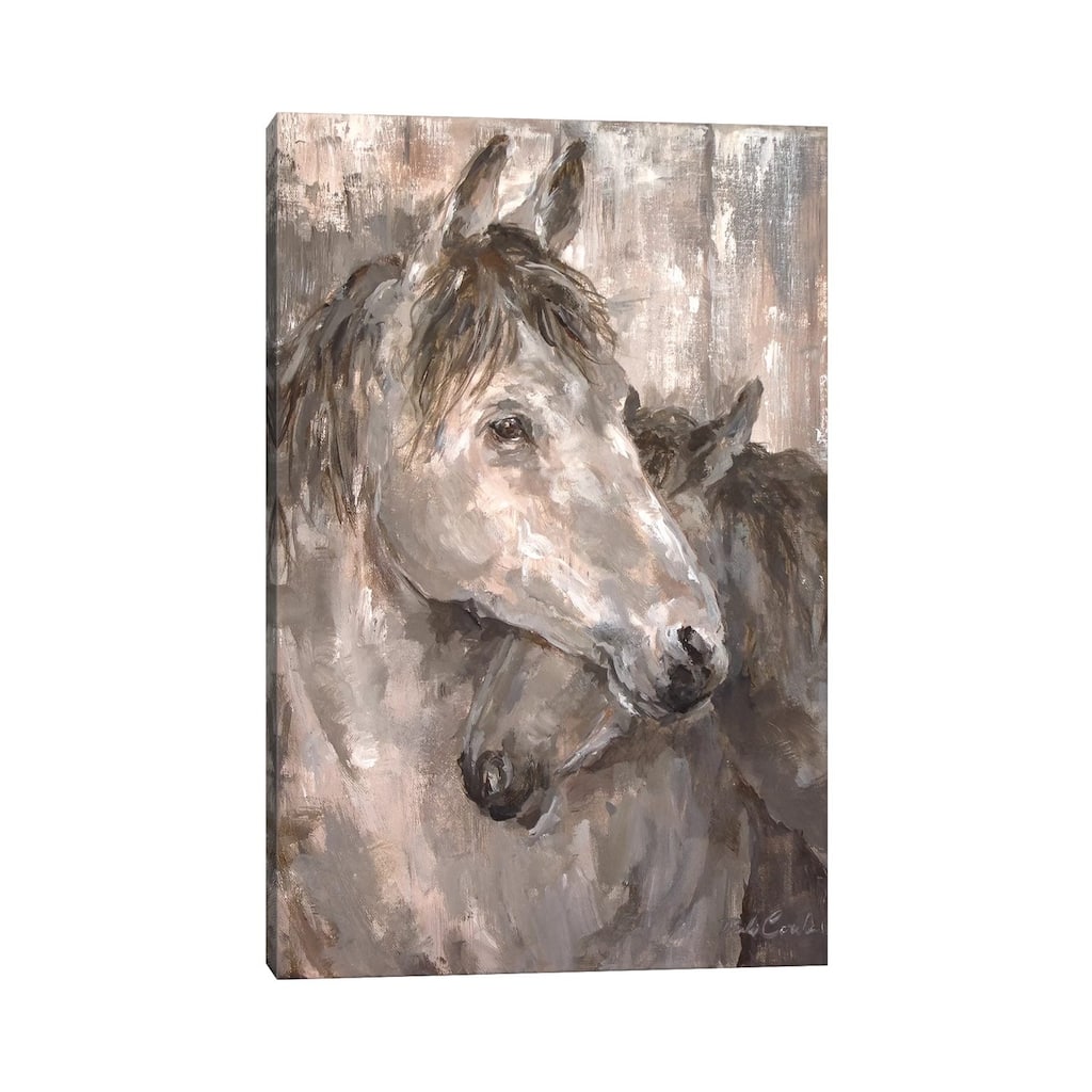 iCanvas "Tender Farmhouse Horse" by Debi Coules Canvas Print
