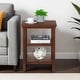 preview thumbnail 1 of 24, Convenience Concepts Tribeca End Table with Shelves Espresso