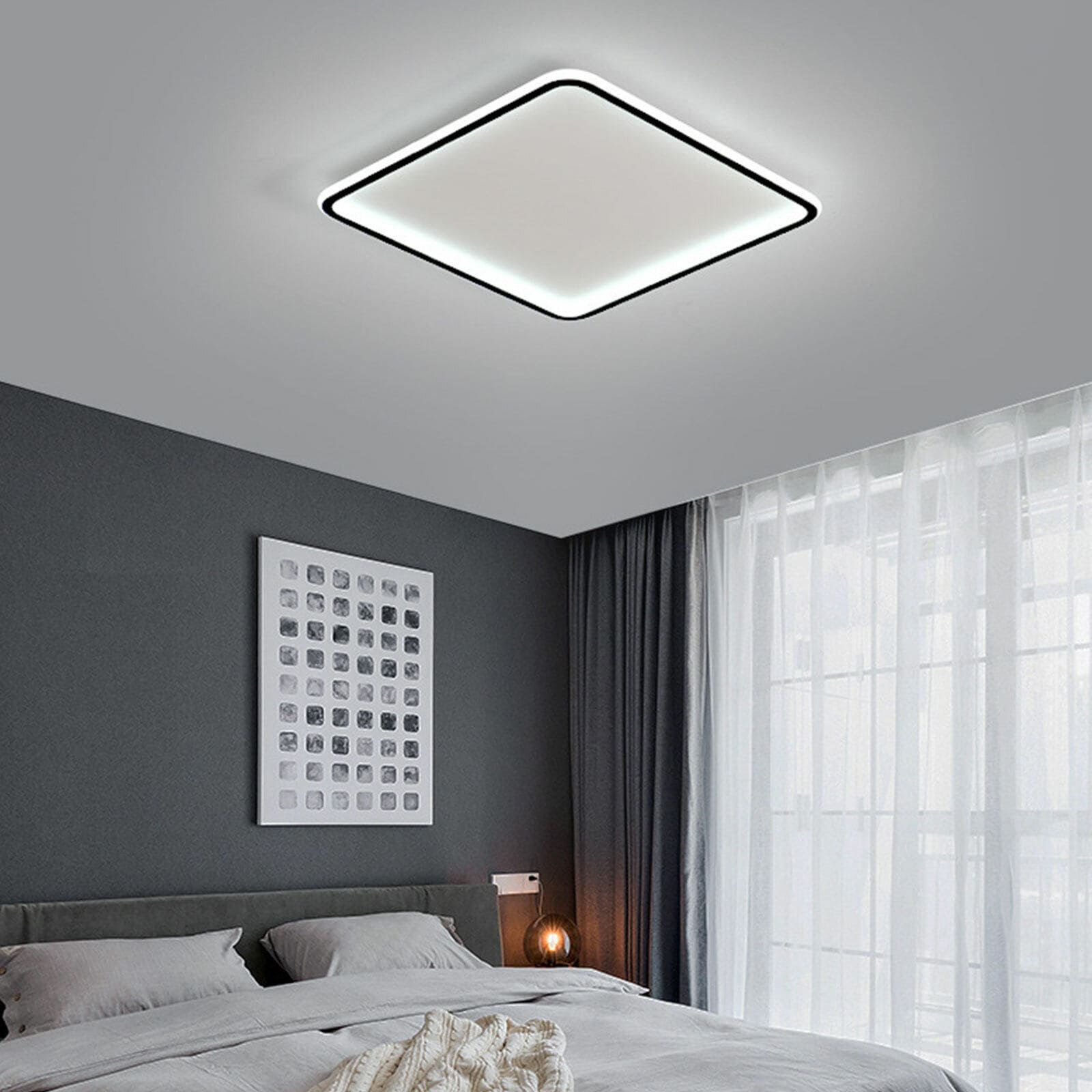 Modern Dimmable Simple Flush Mount LED Ceiling Light On Sale Bed Bath Beyond 36098034