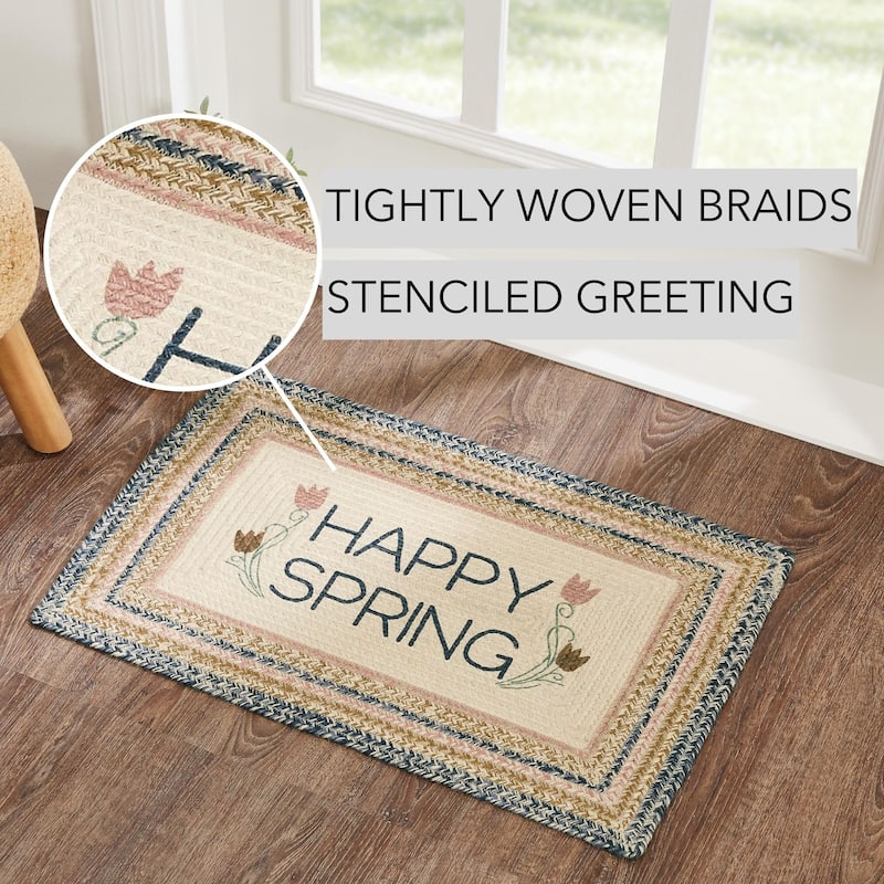 Kaila Happy Spring Jute Rug Rect w/ Pad 20x30