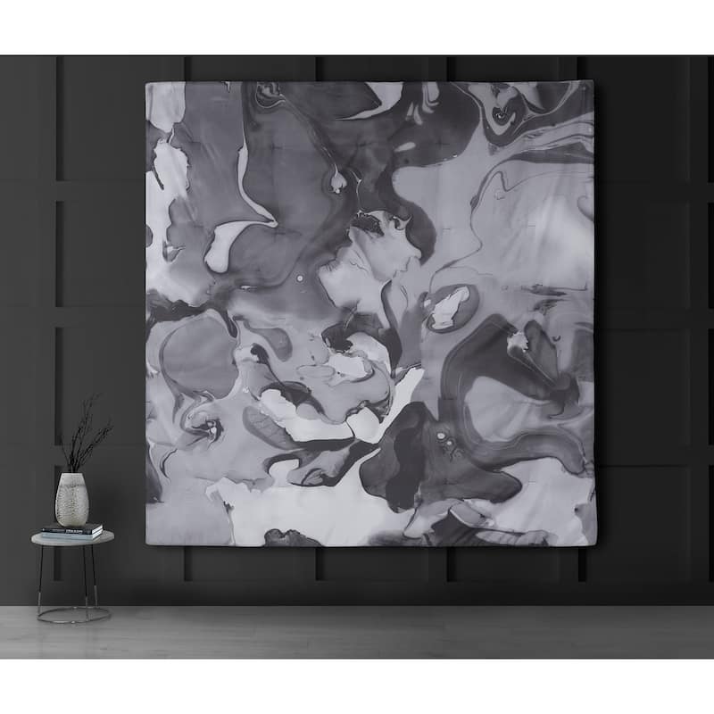 Midnight Marble 7 Piece Black Marble Bed in a Bag