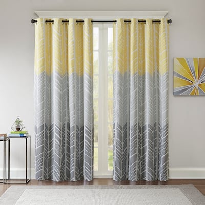 Printed Total Blackout Curtain Panel(Only 1 Pc Panel)