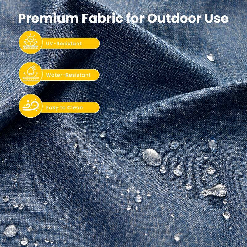 HOOOWOOO 11-piece Outdoor Patio Sofa Wicker Furniture Swivel Chair Set with 54" Fire Pit Table