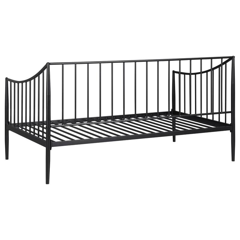 Jeremy Matte Black Metal Twin Daybed Bed Frame