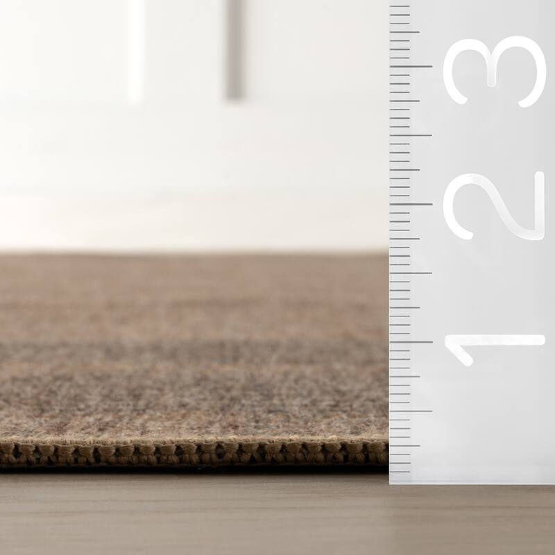 Nate Berkus Bedford Soft Plaid Washable Area Rug