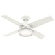 preview thumbnail 5 of 16, Hunter 44" Dempsey Ceiling Fan with LED Light Kit and Handheld Remote - Contemporary, Transitional, Industrial
