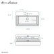 preview thumbnail 15 of 13, Claire 24” Rectangle Wall-Mount Bathroom Sink