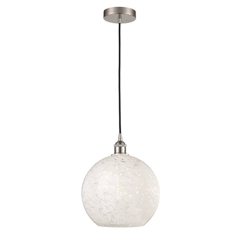 Innovations Lighting 616-1P 14 12 White Mouchette Pendant White
