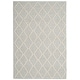 preview thumbnail 33 of 43, SAFAVIEH Handmade Natura Qiong Wool/ Viscose Trellis Rug 3' x 5' - Silver/Ivory - Rectangle