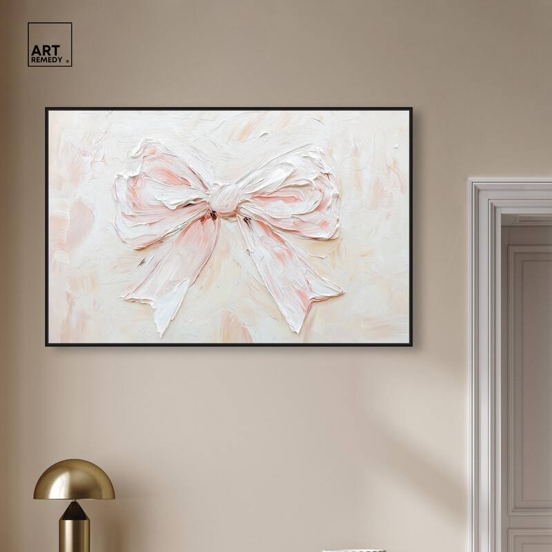 Relief Ribbons Canvas by Art Remedy