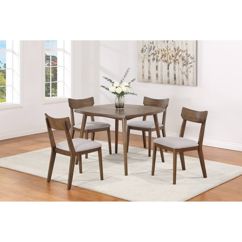 Xenia Brown Modern Dining Room Set - 7-Piece Sets
