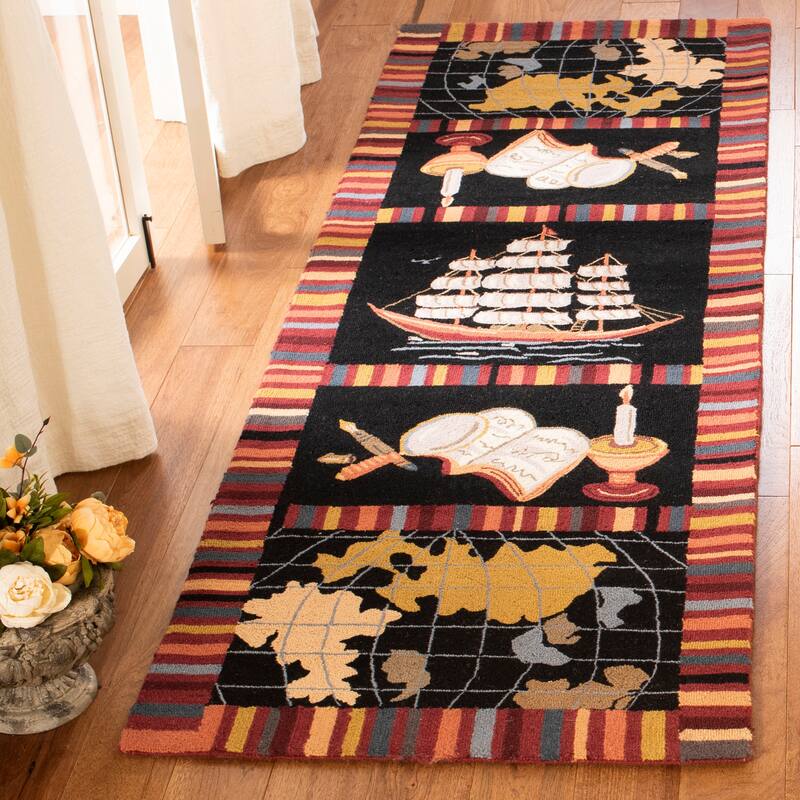 SAFAVIEH Handmade Chelsea Danae French Country Wool Rug