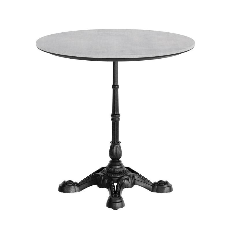 Commercial All-Weather HPL Tabletop with Bistro Base