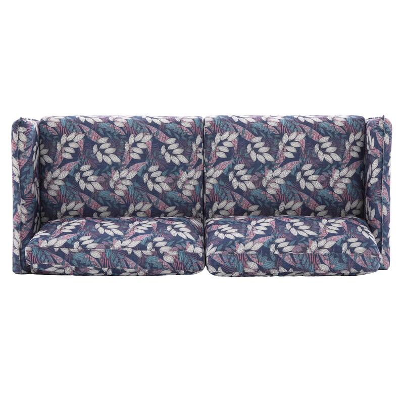 Modern Style Loveseat Sofa 75.75" Sofa Couch 2-seater Sofa with Spacious Seating Area for Living Room