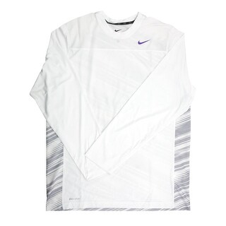 purple dri fit long sleeve shirt