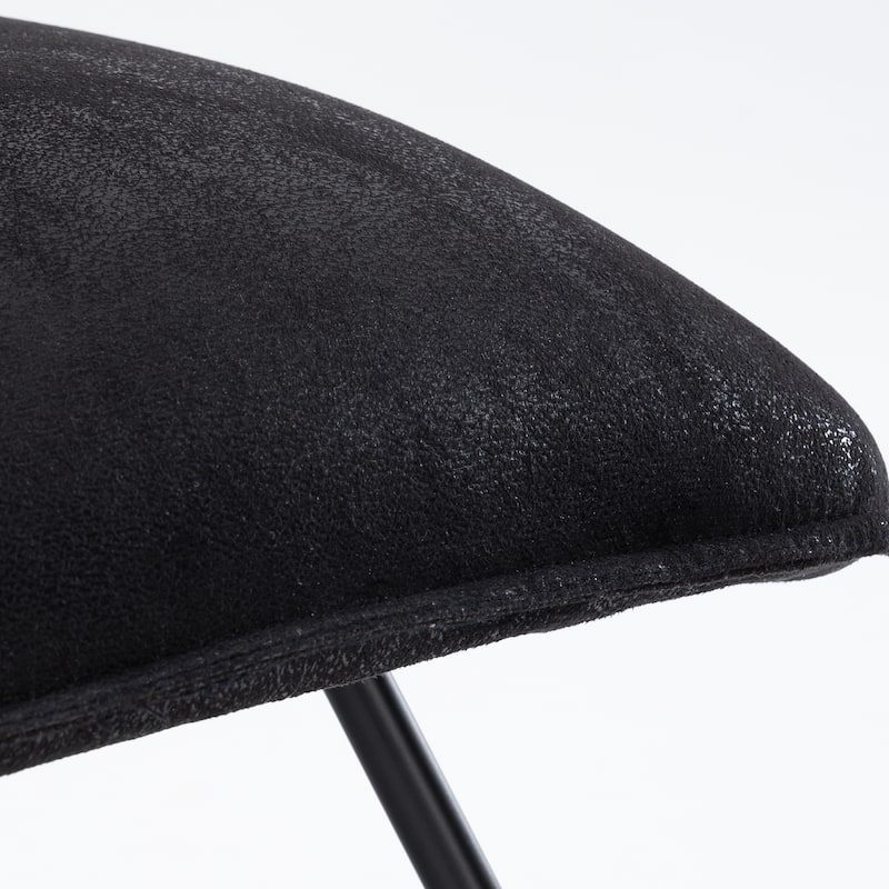 Mid Century Faux Leather Accent Chair With Adjustable Backrest Set of 2 - 31.5'' H X 22.2'' W X 23.6'' D